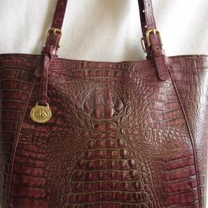 Brahmin Burgundy Tote ⚘Nice⚘ ●SOLD NOW ●